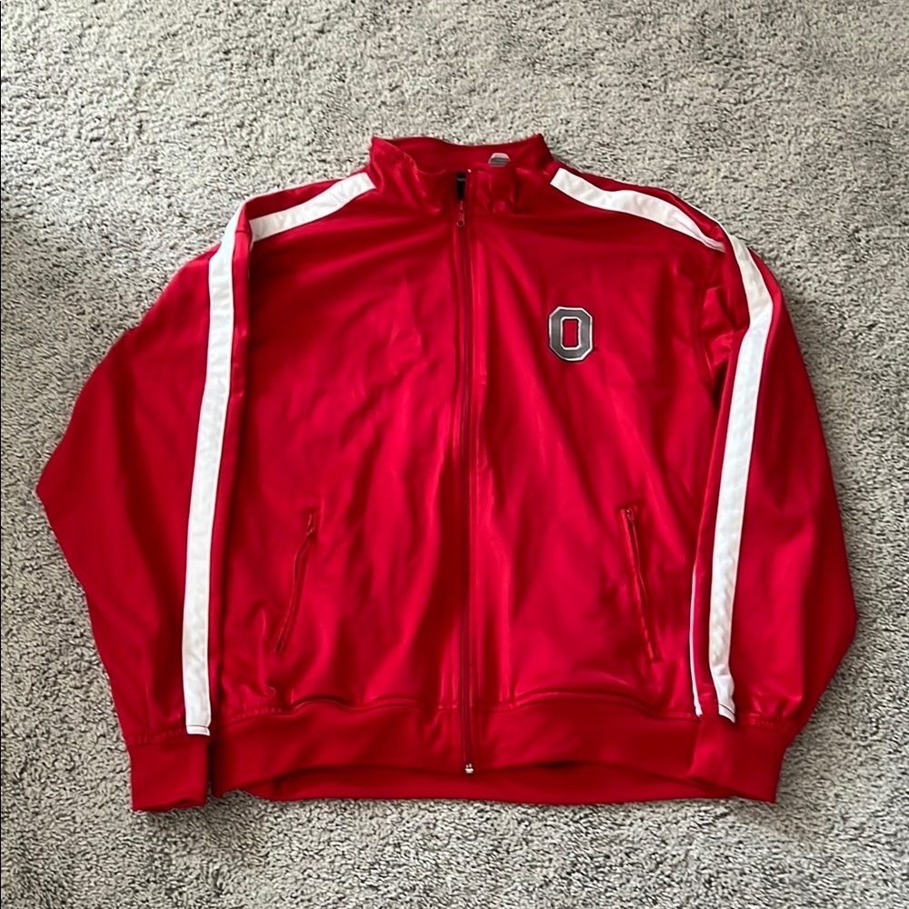 EUC Ohio State Red Track Jacket Men’s XL